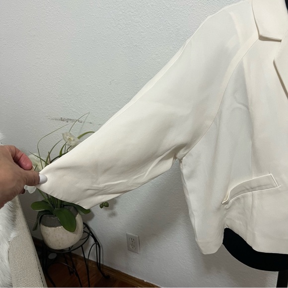 MORGANE Le Fay Silk Blazer L - Picture 5 of 12